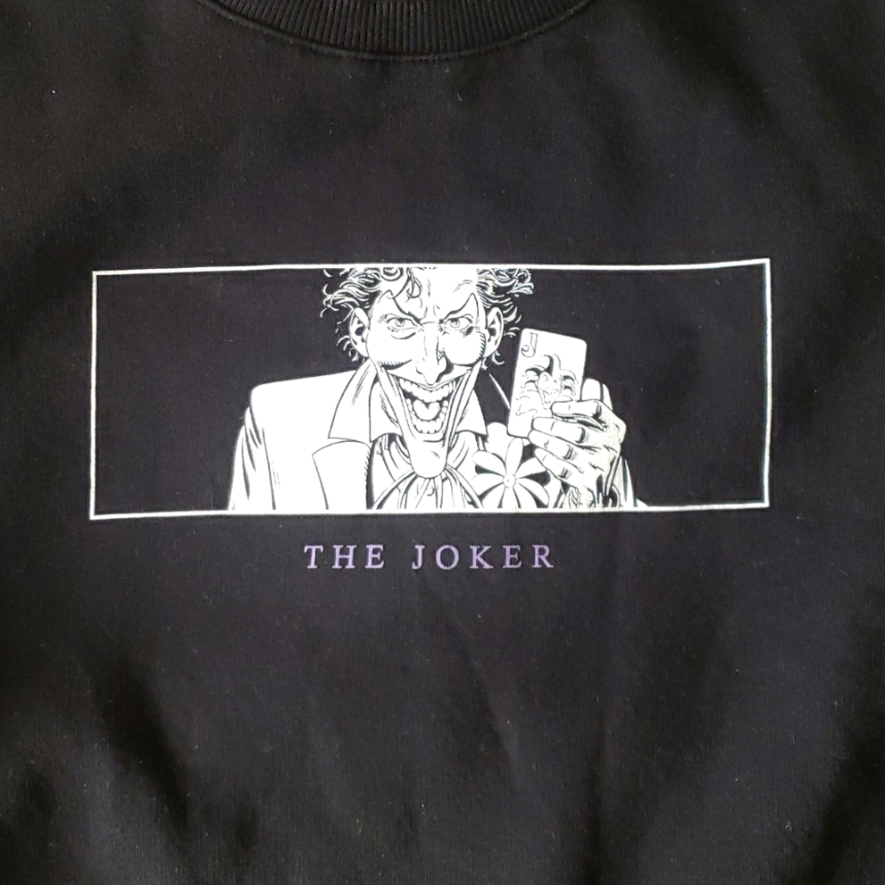 Joker Sweatshirt. Officially Licensed DC Comics Merchandise (Limited Edition)